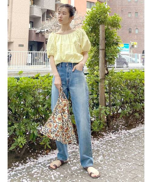 Ungrid(アングリッド)の「リネン混ボリュームオフショルブラウス(シャツ/ブラウス・レディース・ブラック/オフホワイト/イエロー・FREE)」の22枚目の写真