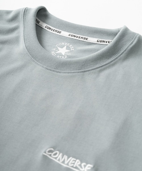 CONVERSE(コンバース)の「【CONVERSE/コンバース】フェイクレイヤードTシャツ/ブランドロゴ/バックプリント/ワンポイント(Tシャツ/カットソー・レディース・ホワイト/チャコールグレー/グレー/サックスブルー/ホワイト系その他/グレー系その他・M/L/XL)」の11枚目の写真