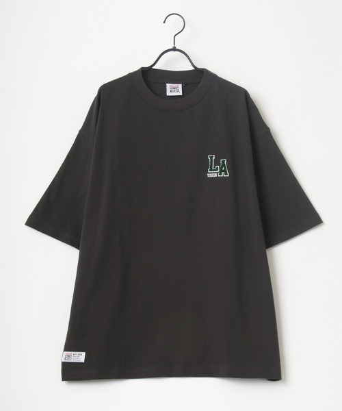 VISION STREET WEAR(ヴィジョンストリートウェア)の「VISION STREET WEAR/ヴィジョンストリートウェア オーバーサイズ バックプリント カレッジロゴ刺繍 フロント ワンポイント刺繍 半袖Tシャツ/リブライン リンガーT/クレイジー ラグランT(Tシャツ/カットソー・メンズ・ホワイト/チャコールグレー/グリーン/ホワイト系その他/グレー系その他/グリーン系その他/ブルー系その他/ロイヤルブルー・LL/M/L)」の12枚目の写真