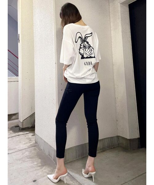 GYDA(ジェイダ)の「H/W BACK RIPPED カラースキニーパンツ(その他パンツ・レディース・ブラック・SMALL/MEDIUM/X-SMALL)」の3枚目の写真