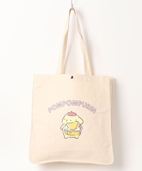 sanrio（サンリオ）の「キャンバストートバッグ（トートバッグ・レディース・レッド/イエロー/イエロー系その他/コバルトブルー/ライトグリーン/ブラック/ブラック×ホワイト/パープル/ネイビー/ブラウン/ホワイト/ライトブルー/グレー/サックスブルー/オフホワイト/ブラックミックス/ブラック×ブルー/レッド系その他/グレー×ホワイト/ブラウン系その他/ブラック×グレー/スカイブルー/ネイビー×ホワイト・FREE）」の21枚目の写真