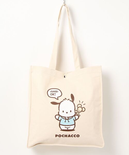 sanrio（サンリオ）の「キャンバストートバッグ（トートバッグ・レディース・レッド/イエロー/イエロー系その他/コバルトブルー/ライトグリーン/ブラック/ブラック×ホワイト/パープル/ネイビー/ブラウン/ホワイト/ライトブルー/グレー/サックスブルー/オフホワイト/ブラックミックス/ブラック×ブルー/レッド系その他/グレー×ホワイト/ブラウン系その他/ブラック×グレー/スカイブルー/ネイビー×ホワイト・FREE）」の15枚目の写真