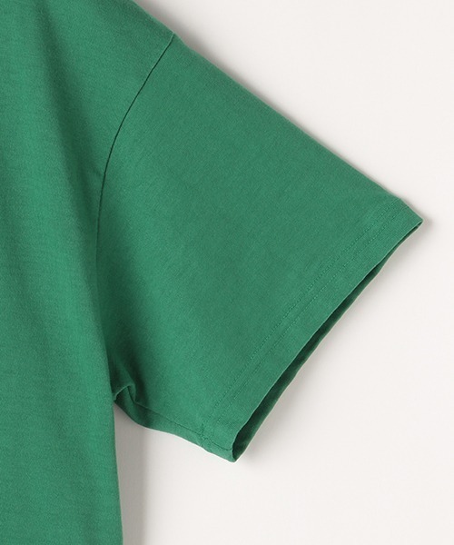 LOVETOXIC（ラブトキシック）の「衿着脱カレッジ半T（Tシャツ/カットソー・キッズ・グリーン/アイボリー/チャコール・M/L/S/SS）」の7枚目の写真