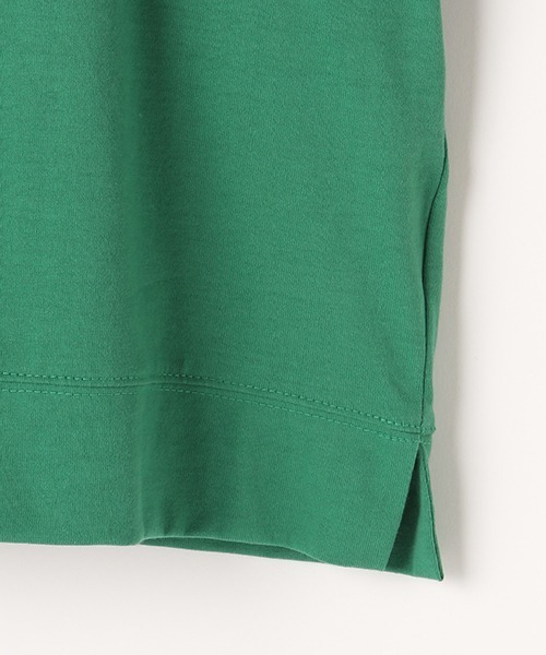 LOVETOXIC（ラブトキシック）の「衿着脱カレッジ半T（Tシャツ/カットソー・キッズ・グリーン/アイボリー/チャコール・M/L/S/SS）」の8枚目の写真
