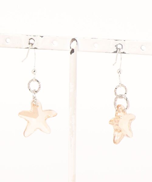 tone(トーン)の「【LoveAmooN】star fish(MA)(ピアス(両耳用)・レディース・シルバー・FREE)」の5枚目の写真
