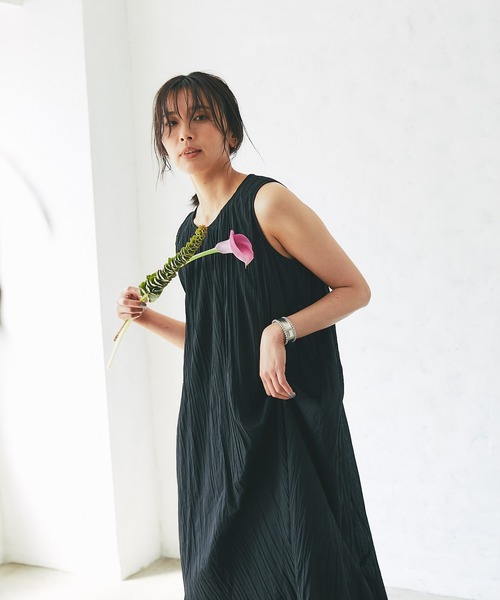 RIVE DROITE(リヴドロワ)の「80ローンエスカルゴワンピース(ワンピース・レディース・ブラック/ブルー・FREE)」の17枚目の写真