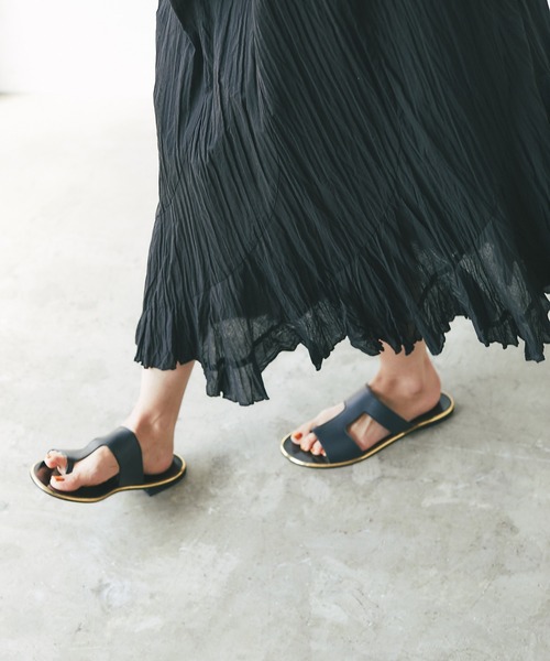 RIVE DROITE(リヴドロワ)の「80ローンエスカルゴワンピース(ワンピース・レディース・ブラック/ブルー・FREE)」の7枚目の写真