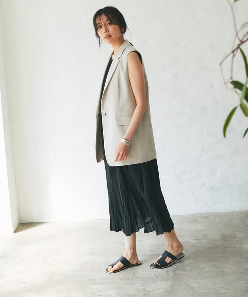 RIVE DROITE(リヴドロワ)の「80ローンエスカルゴワンピース(ワンピース・レディース・ブラック/ブルー・FREE)」の14枚目の写真