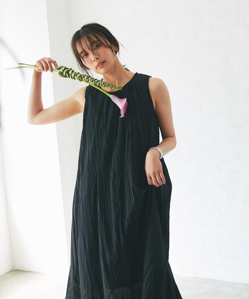 RIVE DROITE(リヴドロワ)の「80ローンエスカルゴワンピース(ワンピース・レディース・ブラック/ブルー・FREE)」の21枚目の写真