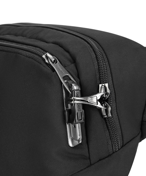 pacsafe(パックセーフ)の「pacsafe/パックセーフ V Hip Pack/V ヒップパック(ボディバッグ/ウエストポーチ・メンズ・タン/ブラック/グレー・FREE)」の14枚目の写真