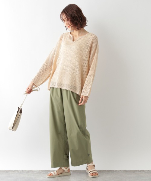 セール】クロシェニットプルオーバー/273105（ニット/セーター