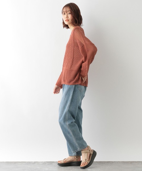 セール】クロシェニットプルオーバー/273105（ニット/セーター