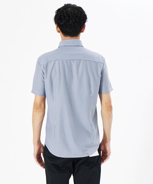 ABAHOUSE GRAY(アバハウスグレイ)の「【Comfeel】吸汗速乾 半袖 シャツ(シャツ/ブラウス・メンズ・ホワイト/ブルー系その他/ブルー系その他2/ブルー系その他3・44/46/48/50)」の21枚目の写真