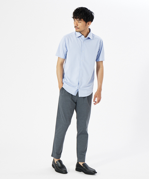 ABAHOUSE GRAY(アバハウスグレイ)の「【Comfeel】吸汗速乾 半袖 シャツ(シャツ/ブラウス・メンズ・ホワイト/ブルー系その他/ブルー系その他2/ブルー系その他3・44/46/48/50)」の13枚目の写真