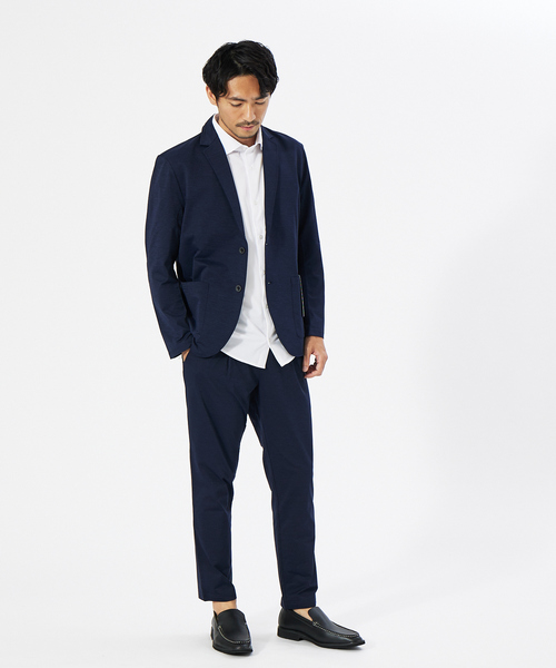 ABAHOUSE GRAY(アバハウスグレイ)の「【Comfeel】吸汗速乾 半袖 シャツ(シャツ/ブラウス・メンズ・ホワイト/ブルー系その他/ブルー系その他2/ブルー系その他3・44/46/48/50)」の8枚目の写真