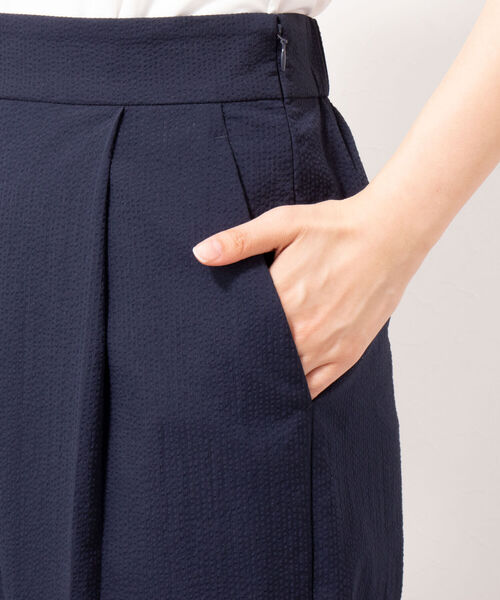 NOLLEY’S(ノーリーズ)の「サッカーセミワイドパンツ(その他パンツ・レディース・ホワイト/ネイビー・38/34/36)」の14枚目の写真
