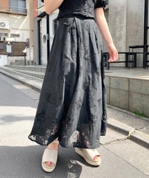 OLIVE des OLIVE | レースマキシフレアスカート(スカート)