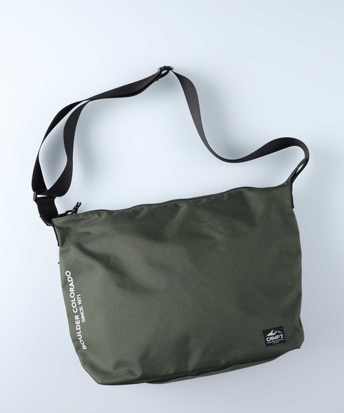 CAMP7（キャンプセブン）の「【CAMP7】メッセンジャーバッグ（ショルダーバッグ・メンズ・ブラック/カーキブラウン/グリーン/オレンジ・フリー）」の3枚目の写真