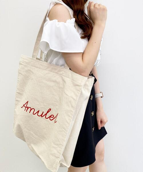 INGNI（イング）の「うちわケース付き／BIGトートバッグ（トートバッグ・レディース・レッド/ミント/ブラック/ブルー/イエロー・ONE SIZE）」の10枚目の写真