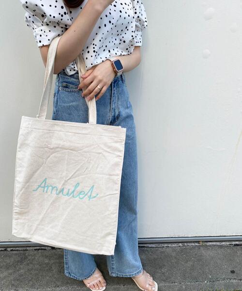 INGNI（イング）の「うちわケース付き／BIGトートバッグ（トートバッグ・レディース・レッド/ミント/ブラック/ブルー/イエロー・ONE SIZE）」の15枚目の写真