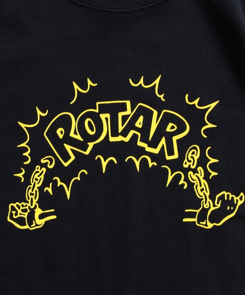 ROTAR(ローター)の「Liberation Tee ロゴ プリント Tシャツ(Tシャツ/カットソー・メンズ・ホワイト/ライトイエロー/ダークネイビー・SMALL/MEDIUM/LARGE/X-LARGE)」の7枚目の写真