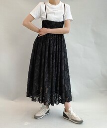 airサスペンダースカート