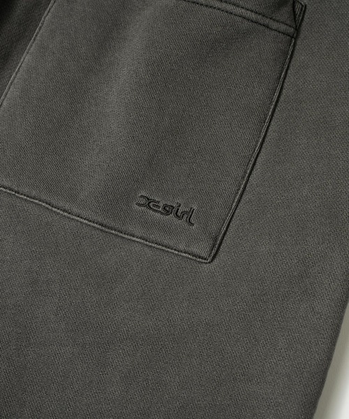 X-girl(エックスガール)の「PIGMENT DYED SWEAT PANTS/ピグメント加工 スウェットパンツ(スウェットパンツ・レディース・ブラック/ネイビー/バーガンディー・M/XS/S)」の19枚目の写真