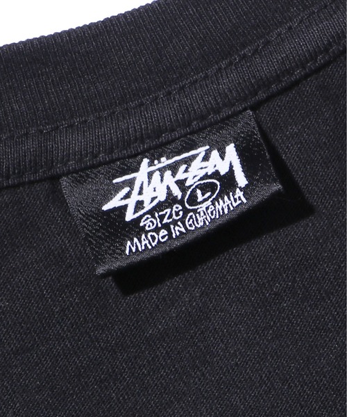 STUSSY（ステューシー）の「STUSSY/ステューシー STUSSY SURFMAN PIG. DYED TEE 半袖Ｔシャツ（Tシャツ/カットソー・メンズ・ブラック/ナチュラル・M/L/XL/XS/S）」の6枚目の写真