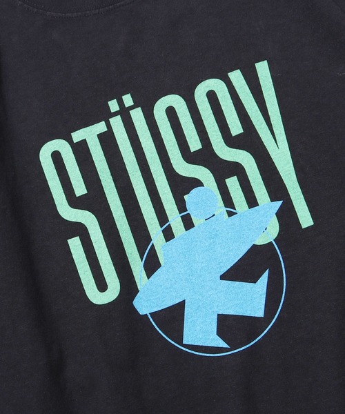 STUSSY（ステューシー）の「STUSSY/ステューシー STUSSY SURFMAN PIG. DYED TEE 半袖Ｔシャツ（Tシャツ/カットソー・メンズ・ブラック/ナチュラル・M/L/XL/XS/S）」の7枚目の写真