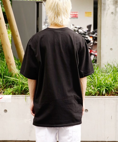 STUSSY（ステューシー）の「STUSSY/ステューシー STUSSY SURFMAN PIG. DYED TEE 半袖Ｔシャツ（Tシャツ/カットソー・メンズ・ブラック/ナチュラル・M/L/XL/XS/S）」の4枚目の写真