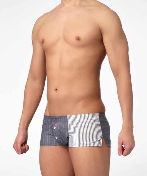 TOOT（トゥート）の「TRUNKS/Dual Stripe Fit-trunks（トランクス・メンズ・ブラック/ベージュ/ブルー・SMALL/MEDIUM/LARGE/X-LARGE）」の6枚目の写真