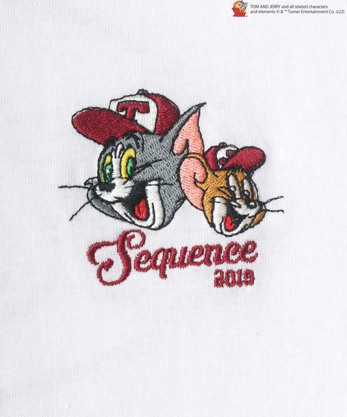 Tom＆Jerry（トムアンドジェリー）の「Tom＆Jerry/トム＆ジェリー アーチロゴ リンガー ファイヤーカー ビッグシルエットTシャツ（Tシャツ/カットソー・レディース・ホワイト/ブラック系その他2/パープル系その他/ホワイト系その他2/ホワイト系その他3/ブラック系その他/ホワイト系その他/グレー/ブルー・M/L）」の22枚目の写真