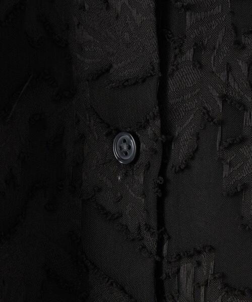 CITEN（シテン）の「＜CITEN＞カットジャカードボリュームスリーブ シャツ（シャツ/ブラウス・レディース・ライトブルー/ブラック/オフホワイト・FREE）」の11枚目の写真