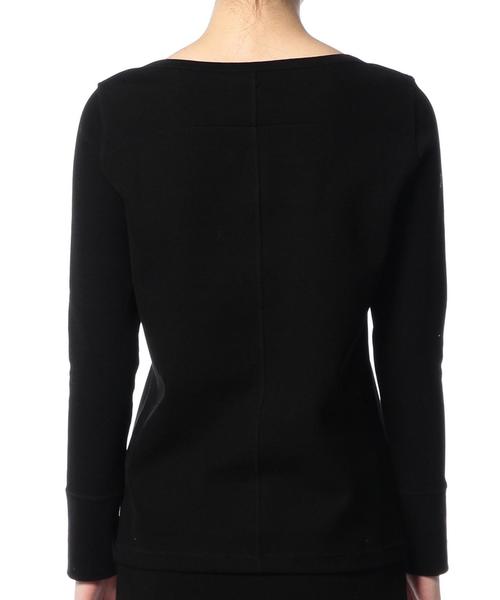 ASTRAET（アストラット）の「ASTRAET(アストラット) サーマルボートネックロングスリーブ（Tシャツ/カットソー・レディース・ホワイト/ブラック・フリー）」の10枚目の写真