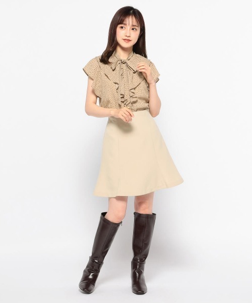MISCH MASCH(ミッシュマッシュ)の「チューリップスカートパンツ(その他パンツ・レディース・ブラック/ベージュ/ブラウン・MEDIUM/SMALL)」の7枚目の写真