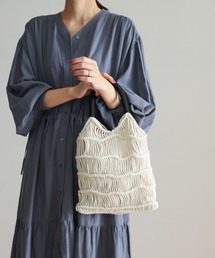 URBAN RESEARCH DOORS | マクラメ巾着バッグ(ハンドバッグ)