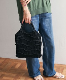 URBAN RESEARCH DOORS | マクラメ巾着バッグ(ハンドバッグ)