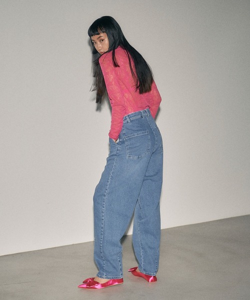 FEKETE（フェケテ）の「WIDE CURVE DENIM / ワイドカーブデニム（デニムパンツ・メンズ・インディゴブルー/ブルー・SMALL/MEDIUM/LARGE）」の20枚目の写真