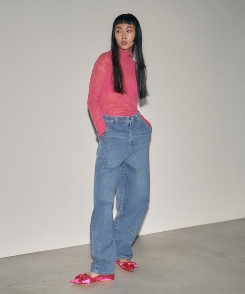 FEKETE（フェケテ）の「WIDE CURVE DENIM / ワイドカーブデニム（デニムパンツ・メンズ・インディゴブルー/ブルー・SMALL/MEDIUM/LARGE）」の8枚目の写真