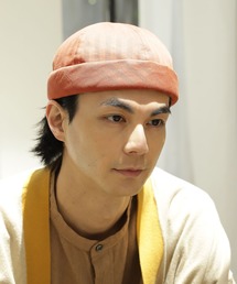 [抗菌防臭]ヘリンボーンロールキャップ