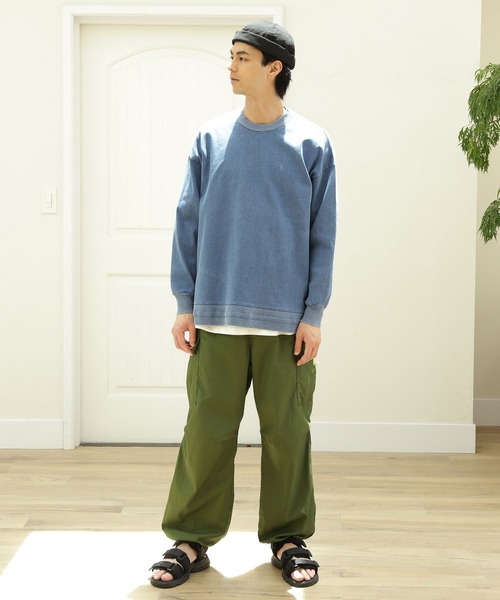 niko and...（ニコアンド）の「[抗菌防臭]ヘリンボーンロールキャップ（キャップ・メンズ・ブラック/レッド/オリーブ・FREE）」の4枚目の写真