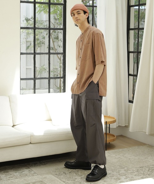 niko and...（ニコアンド）の「[抗菌防臭]ヘリンボーンロールキャップ（キャップ・メンズ・ブラック/レッド/オリーブ・FREE）」の13枚目の写真