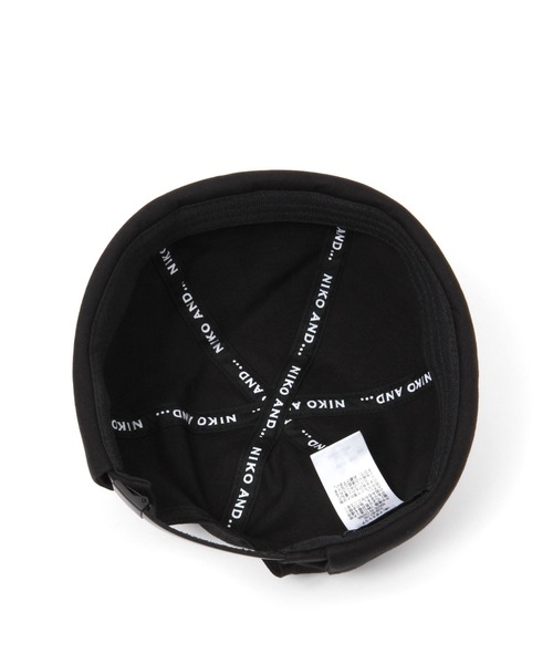 niko and...（ニコアンド）の「[抗菌防臭]ヘリンボーンロールキャップ（キャップ・メンズ・ブラック/レッド/オリーブ・FREE）」の5枚目の写真
