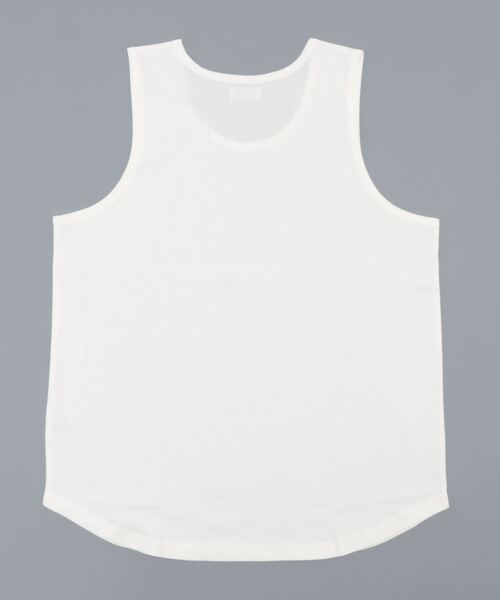 A4A（エーフォーエー）の「A4A/エーフォーエー/強撚糸ラウンドタンクトップ（タンクトップ・レディース・ホワイト/ブラック・M/L）」の3枚目の写真