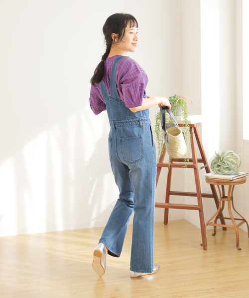 B.C STOCK(ベーセーストック)の「シアーチェックブラウス(シャツ/ブラウス・レディース・ベージュ/グリーン系その他/グリーン/パープル・FREE)」の18枚目の写真