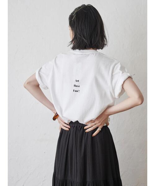 AMERICAN HOLIC(アメリカンホリック)の「DOGS ART IMAGINATALY GALLARY(Tシャツ/カットソー・レディース・ホワイト・L/M)」の18枚目の写真