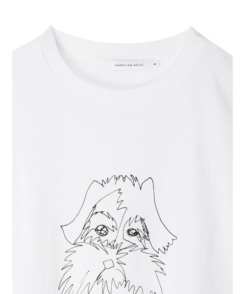 AMERICAN HOLIC(アメリカンホリック)の「DOGS ART IMAGINATALY GALLARY(Tシャツ/カットソー・レディース・ホワイト・L/M)」の10枚目の写真