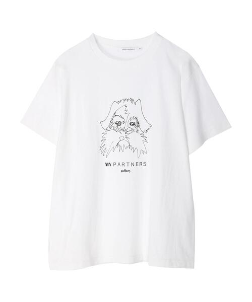 AMERICAN HOLIC(アメリカンホリック)の「DOGS ART IMAGINATALY GALLARY(Tシャツ/カットソー・レディース・ホワイト・L/M)」の7枚目の写真