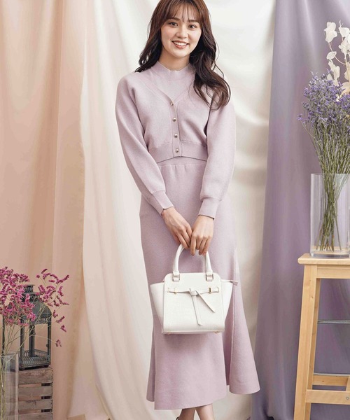 NOELA（ノエラ）の「ボレロ2WAYニットワンピース（ワンピース