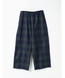 mizuiro ind チェックイージーワークデザインパンツ